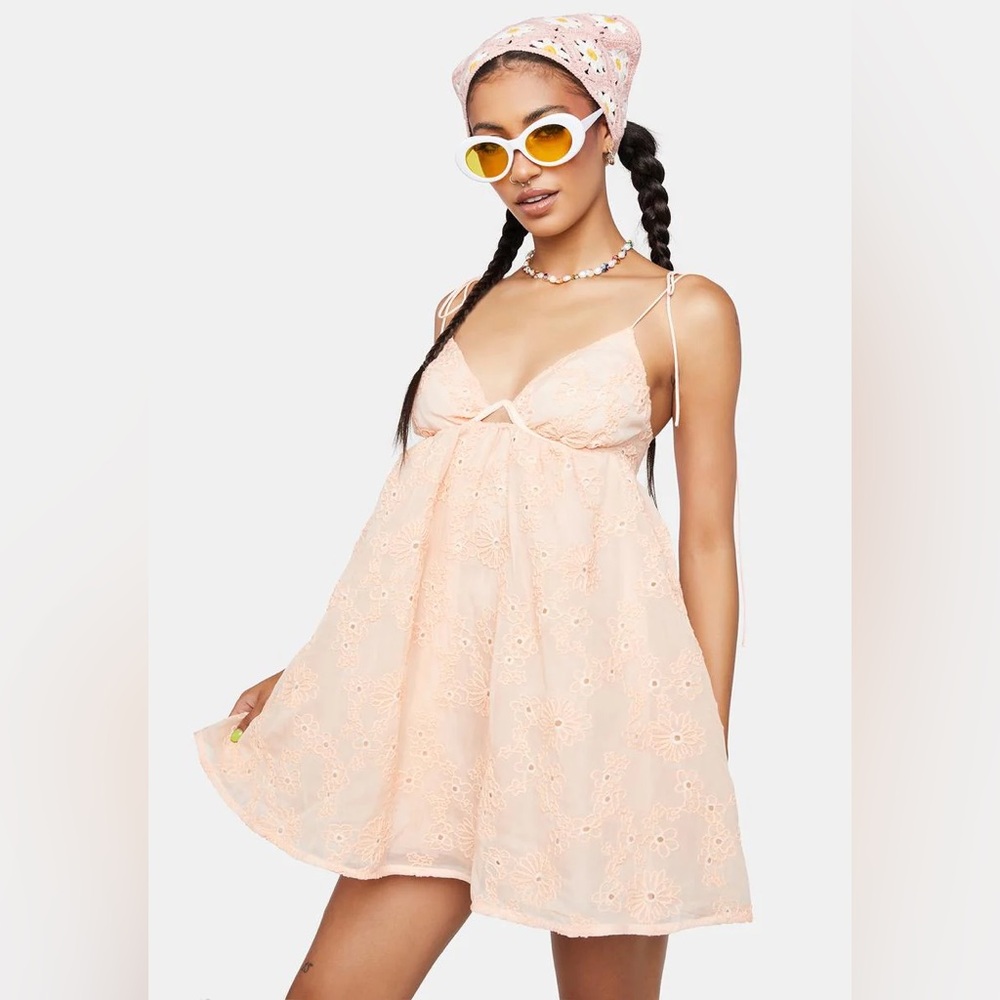 NWT For Love & Lemons Frances Mini Dress
